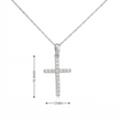14k Gold Diamond Cross Necklace