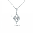 10k Gold Diamond Kite-Shaped Necklace