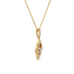 10k Gold Diamond Kite-Shaped Necklace