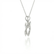 14k Gold Diamond Crab Heart Necklace