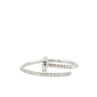 14k Gold with .06Ctw Natural White Diamond Pave Diamond Wrap Ring