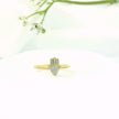 14k Gold Hamsa Hand Diamond Ring