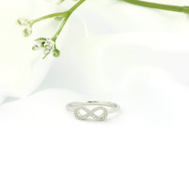 14k Gold Infinity Ring