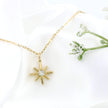 10k Gold North Star Charm Necklace