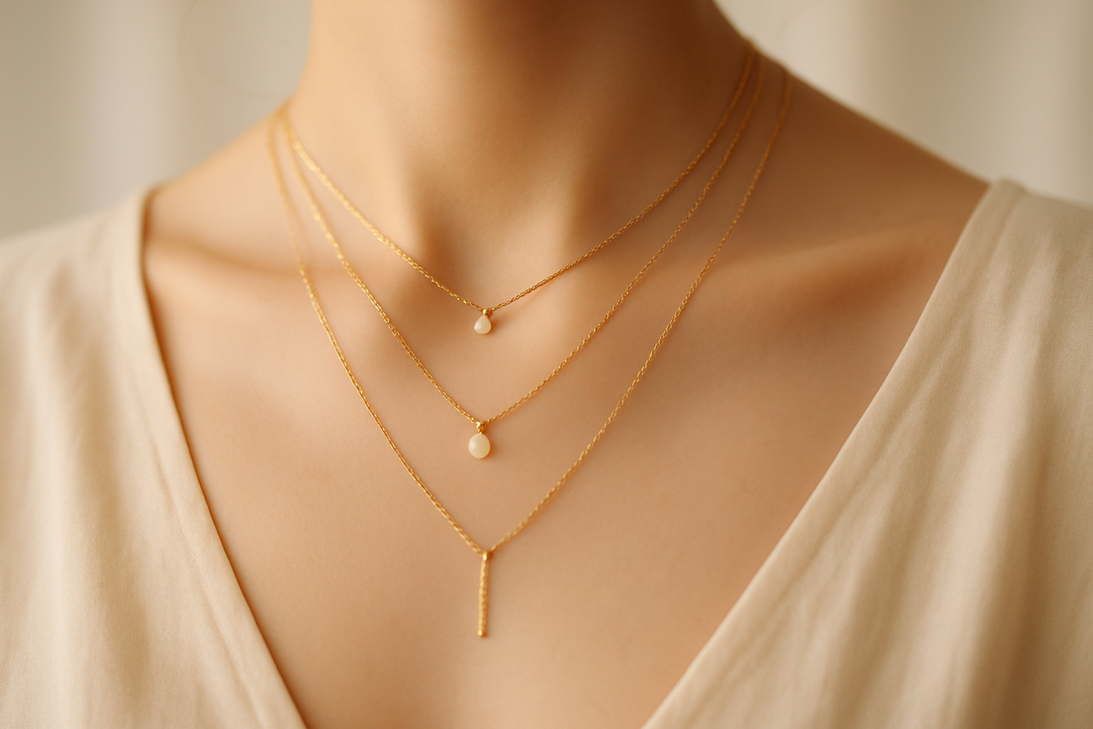 don't need the face, just the neck, and change the necklaces to have pendents, small