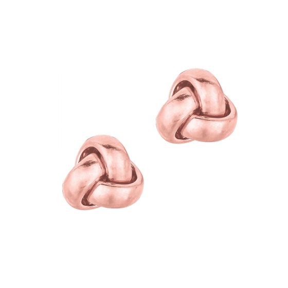 Minimalist One Row Love Knot Earrings - wingroupjewelry